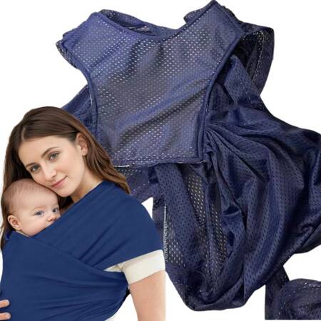 Baby sling baby carrier prodyšná tkanina vázaná na uzel