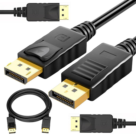 Dp 1.4 video audio displejový kabel 8k 4k 2k 1,5 m