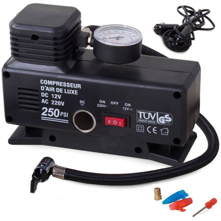 Kompresorové čerpadlo do auta 230v 12v 250 psi