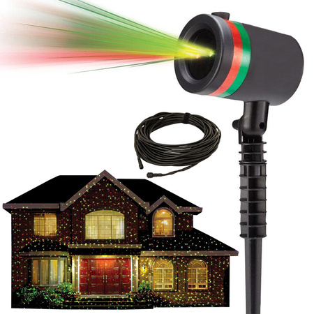 Laserový projektor vánoční reflektor laser