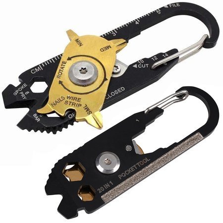 Nůž na klíče multitool pro přežití 20v1