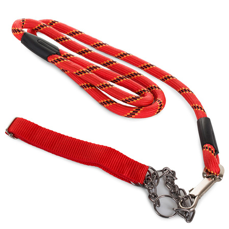 Psí obojek lanyard 120cm/1,3cm silný obojek