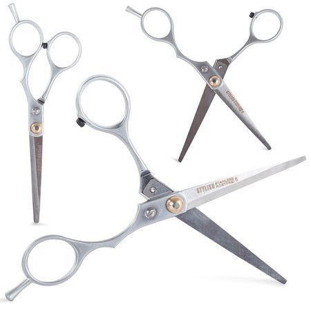 Rovné kadeřnické nůžky z ostré oceli