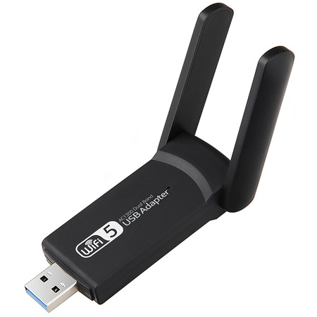 Síťový adaptér wi-fi usb 3.0 1300mbps dual