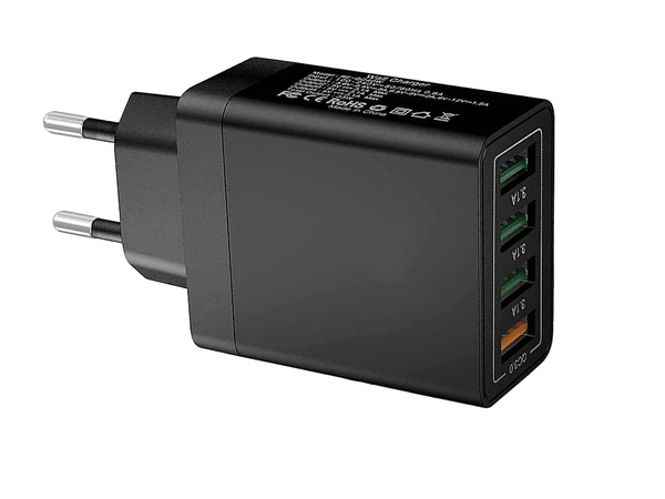 4xusb quick charge 3.0 síťová nabíječka