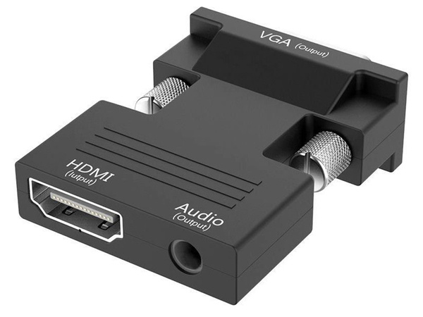 Adaptér převodníku z hdmi na vga d-sub audio