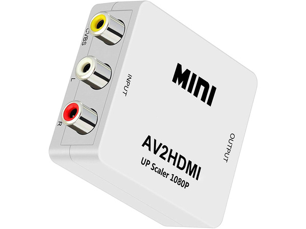 Av adaptér rca cinch na hdmi audio rca 1080p cvbs konverterní kabel