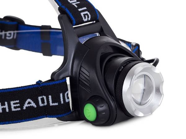 Bailong čelová svítilna zoom led cree xm-l3-u3