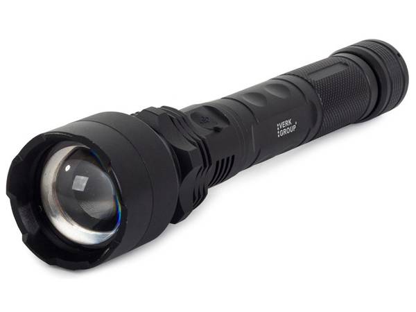 Bailong taktická silná led svítilna xhp50 zoom usb