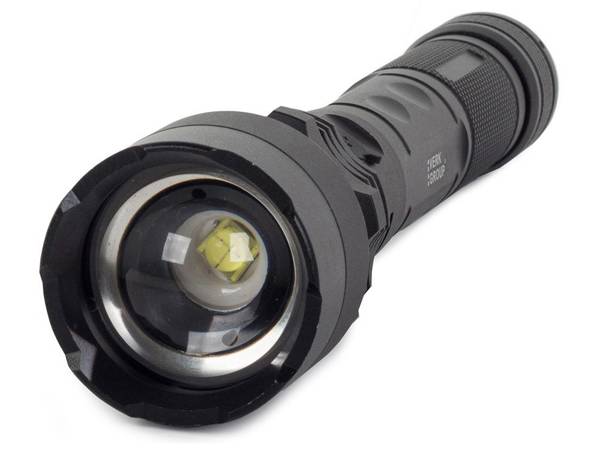 Bailong taktická silná led svítilna xhp50 zoom usb