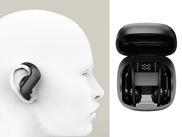 Bezdrátová sportovní sluchátka bluetooth pro běžecký trénink na uších