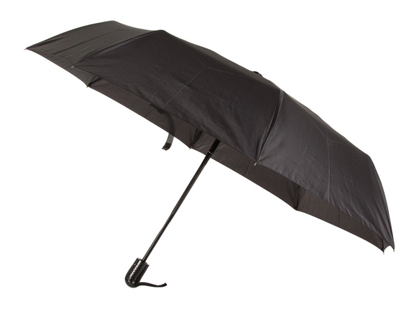 Deštník skládací deštník automatický vlákno černý