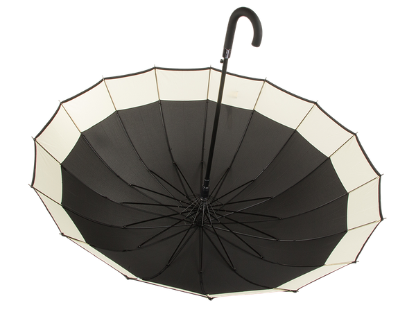 Elegantní velký vládní deštník silný xxl protiskluzová rukojeť automatický