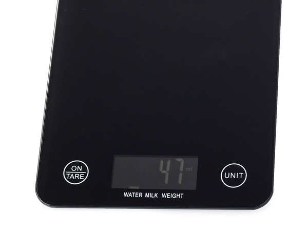 Elektronická kuchyňská váha do 5 kg skleněný lcd displej