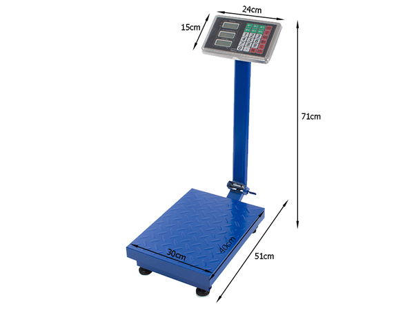 Elektronické skladovací váhy 100kg lcd