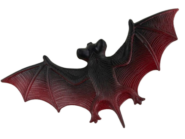 Halloweenská netopýří dekorace netopýr sada 4 kusů