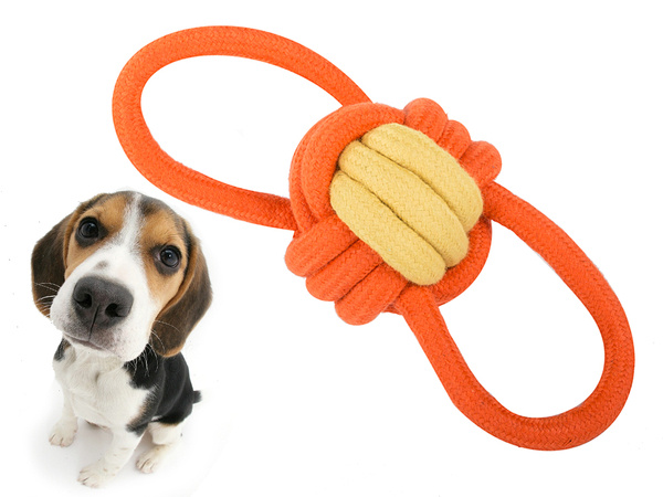 Hračka pro psy žvýkání přetahování lano silné dlouhé