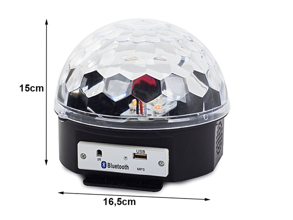 Led disco ball mp3 usb projektor bluetooth