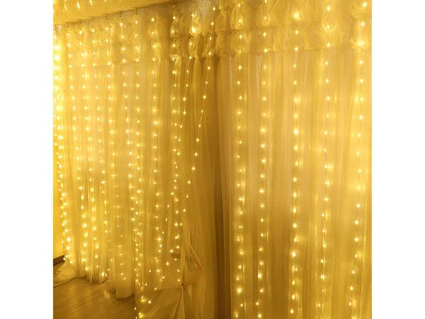 Mikro curtain 300 led drunk 3x3 závěsná světla