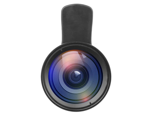 Objektiv pro chytrý telefon 2v1 0,45x 12,5x makro fotoaparát na klipu