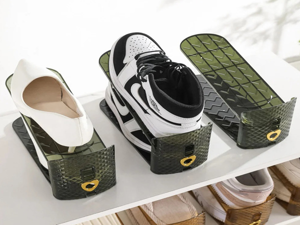 Organizér držák na boty nastavitelná police na boty šatní skříň šatní skříňka