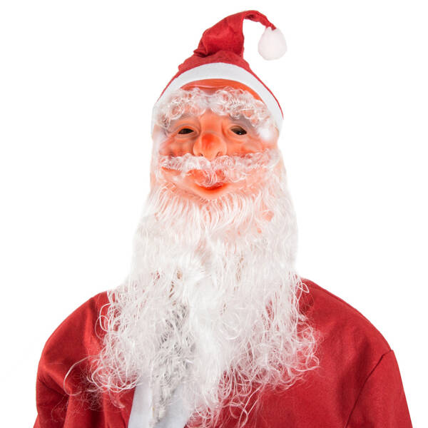 Otec vánoční maska vousy hvězda klobouk