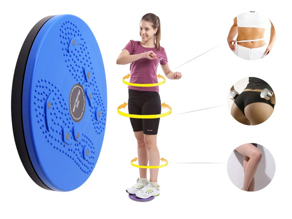 Otočný twister pro cvičení fitness masáž nohou s 360 záložkami magnety