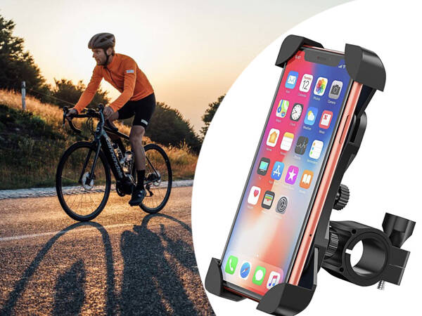 Řídítka jízdního kola stabilní silný držák telefonu řídítka motocyklu 360