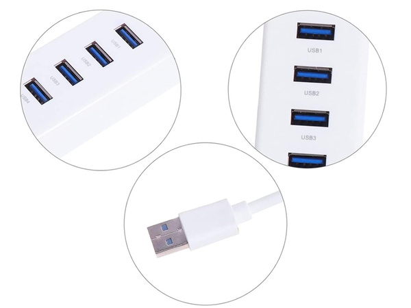 Rozbočovač usb 3.0 portů 4 portový rozbočovací adaptér adaptér