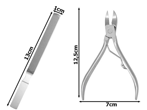 Sada na zarostlé nehty na nohou a rukou kleštičky na nehty