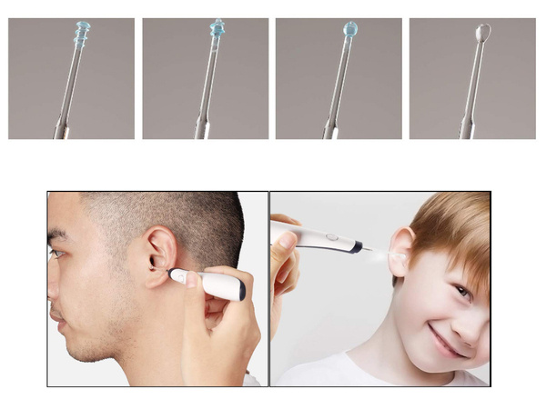 Sada zařízení na čištění ušního mazu