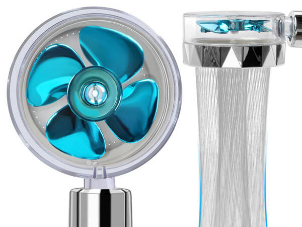 Sprchová hlavice s turbínovým filtrem náhradní ventilátor sprcha