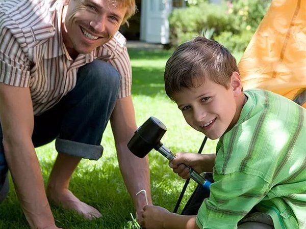 Stanové kolíčky holidays kotvící kolíky ocelové 18cm 20ks háčkové a smyčkové kolíky