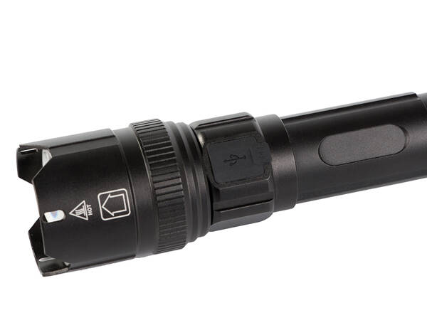 Taktická svítilna bailong led xhp99 zoom strong