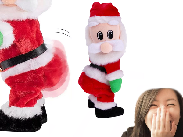 Taneční zpěv santa claus twerking legrační vánoční velké