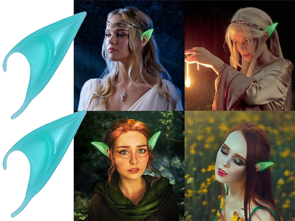Umělé elfí uši skřítků svítící