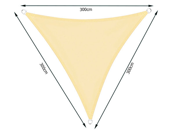 Vodotěsná solární plachta 3x3x3m