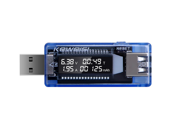 Voltmetr usb ampérmetr tester napětí