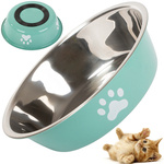 Metal anti-slip dog bowl 150ml