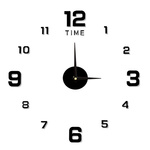 Nástěnné hodiny 3d nálepka nástěnné hodiny xxl velké 130 cm nálepka tiché