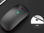 Slim 2,4 ghz bluetooth control optical mouse pro pc laptops