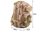 Taktický vojenský batoh military survival 30l