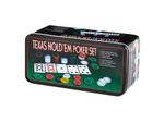 Texas poker set žetony 200ks karet podložka