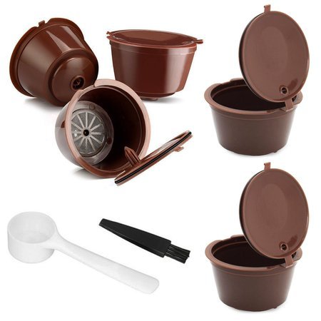 5 x reusable dolce gusto coffee capsules