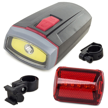 5w cob led bicycle light front back light