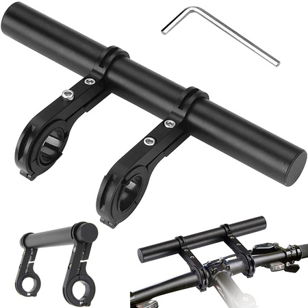 Additional bicycle handlebar extension
