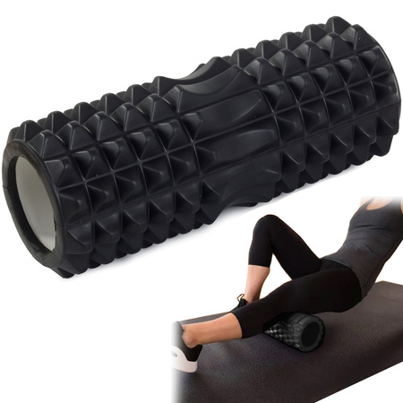 Back massage roller leg massage roller crossfit yoga fit massage roller with pads