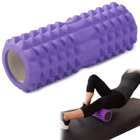 Back massage roller leg massage roller crossfit yoga fit massage roller with pads
