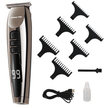 Beard hair clipper lcd trimmer