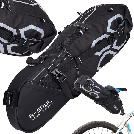 Bicycle bag under saddle waterproof pannier rear pouch